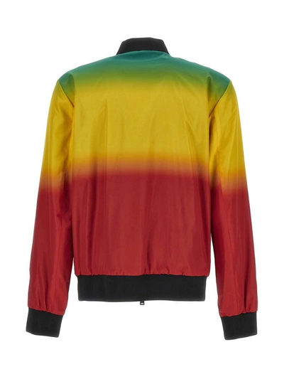 Shop Dsquared2 'classic' Bomber Jacket In Multicolor