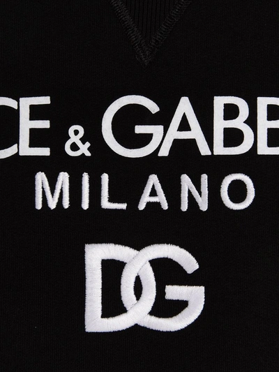 Shop Dolce & Gabbana 'dg Essential' Sweatshirt In Black