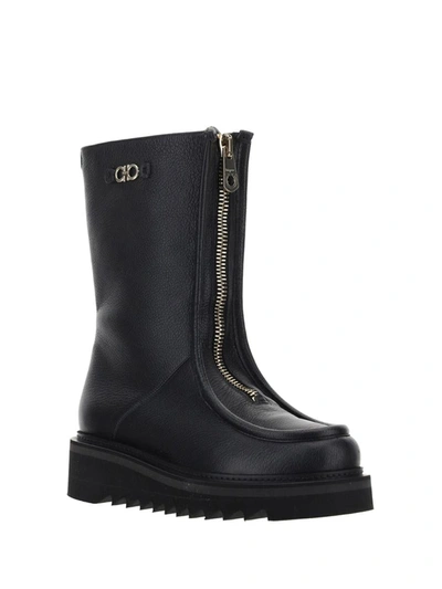 Shop Ferragamo Salvatore  Boots In Black