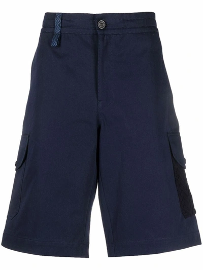 Shop Missoni Shorts In Navy