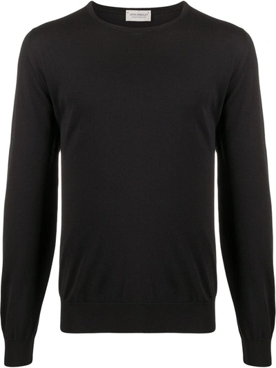 Shop John Smedley Pullover Clothing In Black