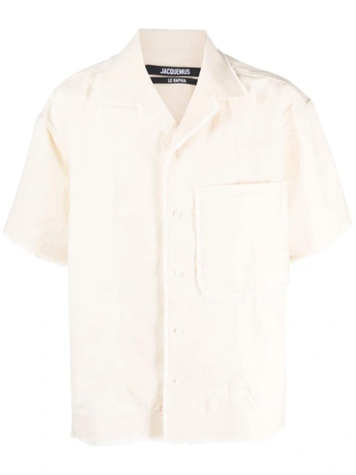 Shop Jacquemus 'le Chemise Artichaut' Shirt In White