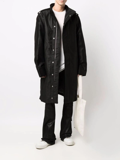 Shop Rick Owens Drkshdw Army Jacket Parka In Black