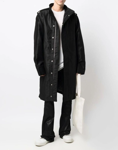 Shop Rick Owens Drkshdw Army Jacket Parka In Black