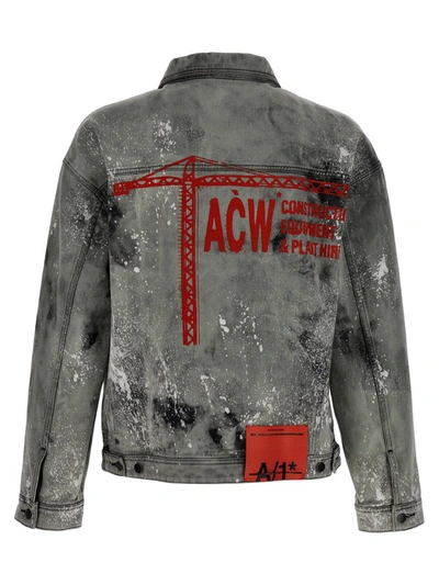 Shop A-cold-wall* 'trucker Site' Jacket In Gray
