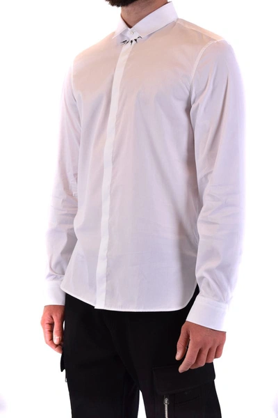 Shop Neil Barrett Shirts In White
