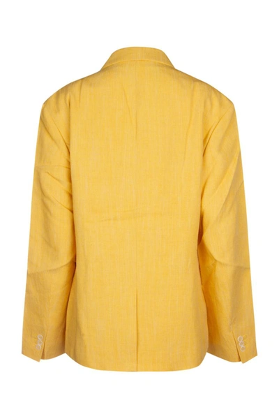 Shop Jacquemus Jackets And Vests In Yellow