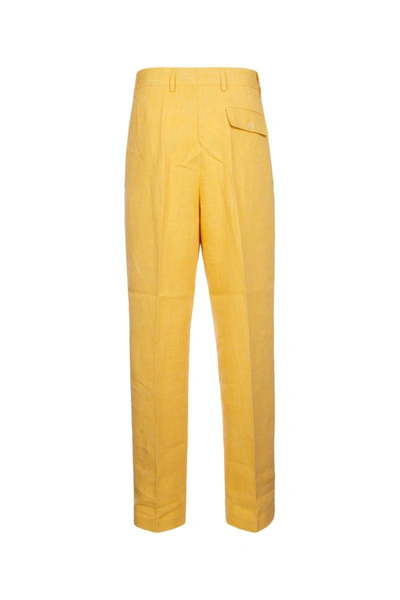 Shop Jacquemus Pants In Yellow