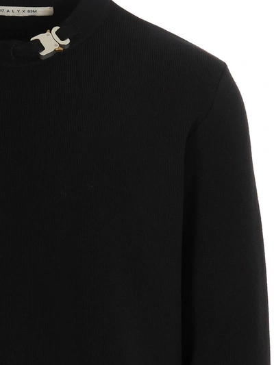 Shop Alyx 1017  9sm Metal Buckle Sweater In Black