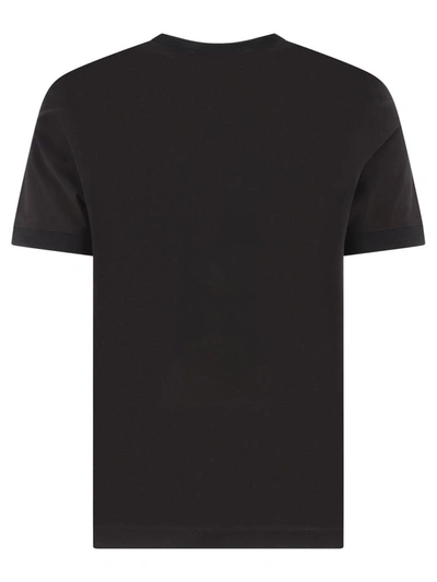 Shop Kiton T-shirt With Embroidery In Black