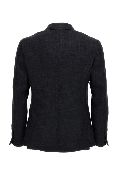 Shop Maurizio Miri Blazer 'sam' In Gray