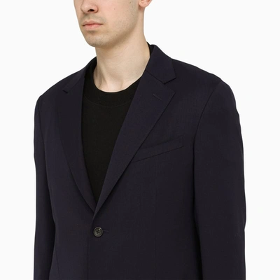 Shop Lanvin Single-breasted Jacket In Blue