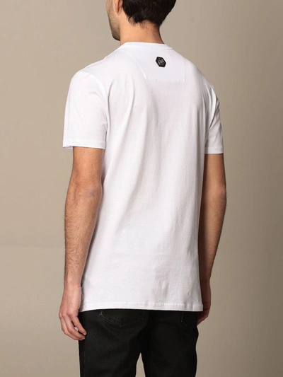 Shop Philipp Plein Limited Edition Hexagon Logo T-shirt In White