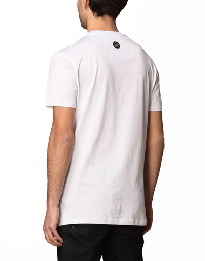Shop Philipp Plein Limited Edition Hexagon Logo T-shirt In White