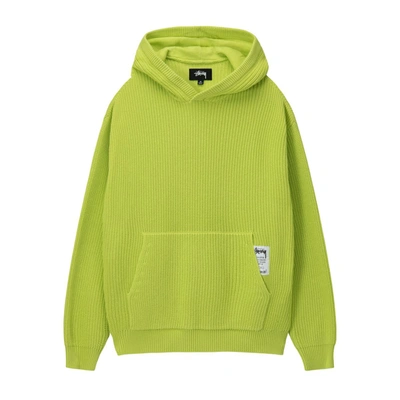 Shop Stussy Stüssy Knit In Lime