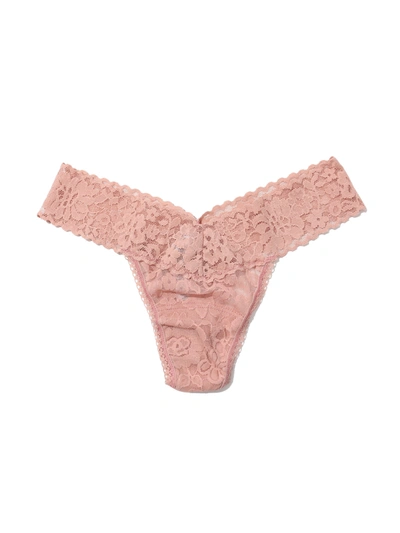 Shop Hanky Panky Daily Lace™ Low Rise Thong Desert Rose Pink Sale