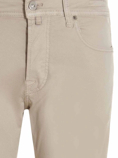 Shop Jacob Cohen 'bard' Pants In Beige
