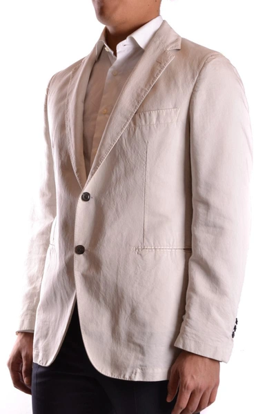 Shop Burberry Jacket In Cream