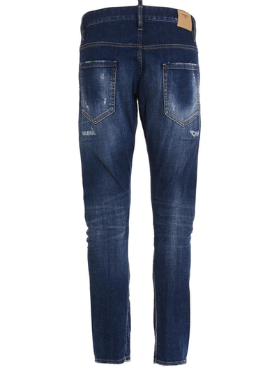 Shop Dsquared2 Jeans 'sexy Twist' In Blue