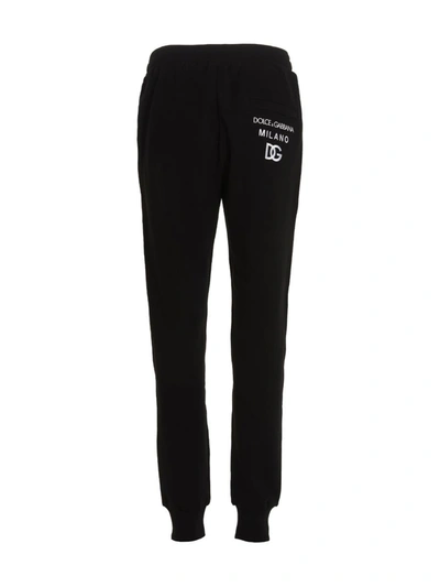 Shop Dolce & Gabbana 'dg Essential' Joggers In Black