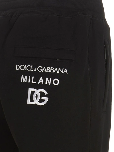 Shop Dolce & Gabbana 'dg Essential' Joggers In Black