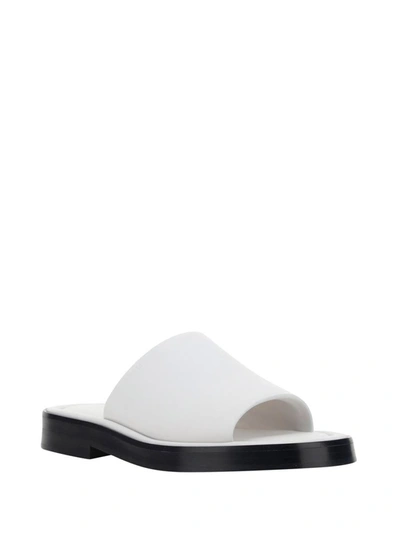 Shop Ferragamo Salvatore  Sandals In Bianco