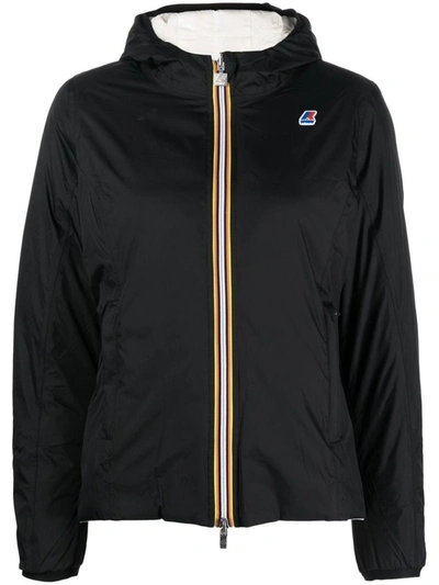 Shop K-way Lily Jacket With Logo Patch In Black