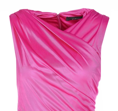 Shop Versace Dresses In Pink