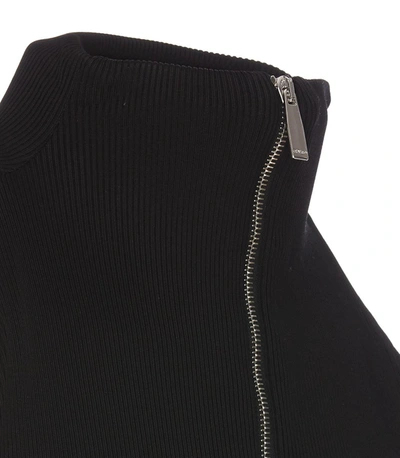 Off-white Open Back Top In Black No Col