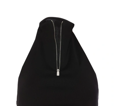 Off-white Open Back Top In Black No Col
