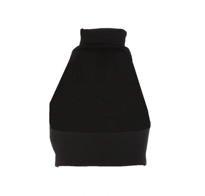 Off-white Open Back Top In Black No Col