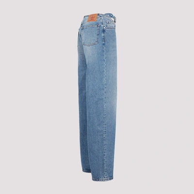 Shop Y/project Y Belt Arc Jeans In Blue