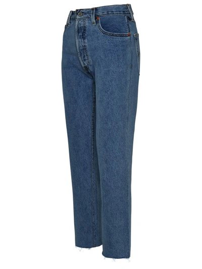 Shop Re/done Blue Cotton Jeans