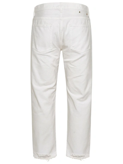 Shop Golden Goose White Denim Cory Jeans