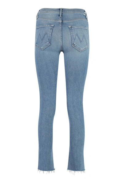 Shop Mother Dazzler Straight Leg Jeans In Denim