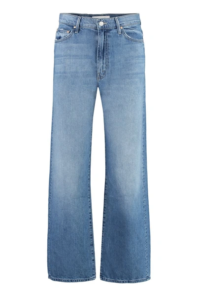 Shop Mother Dodger Wide-leg Jeans In Denim