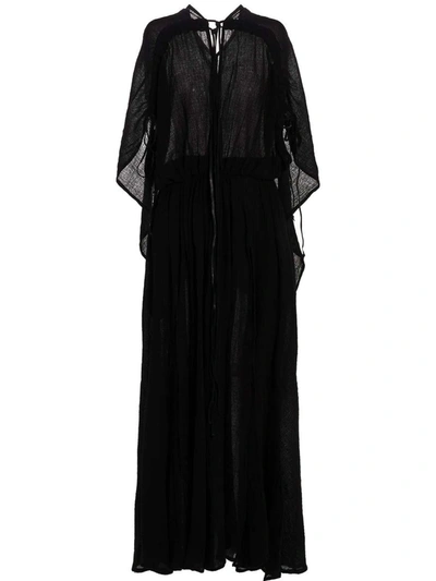 Shop Caravana 'chal-tuni' Long Dress In Black