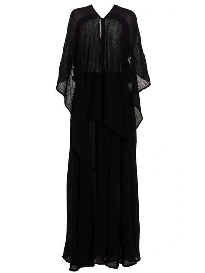 Shop Caravana 'chal-tuni' Long Dress In Black