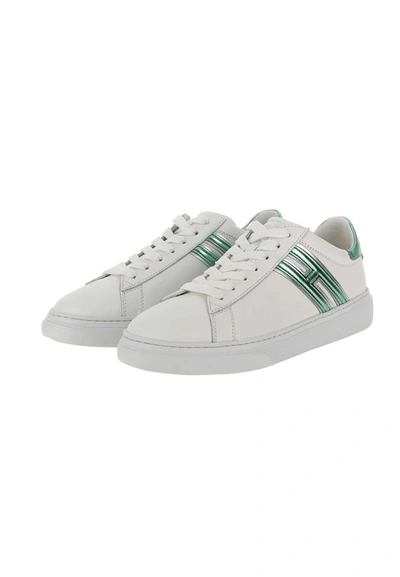 Shop Hogan "h365" Sneakers In White