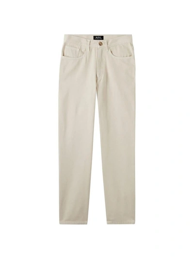 Shop Apc A.p.c. Slim Fit Jeans In White