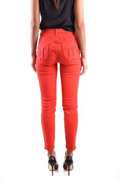 Shop Elisabetta Franchi Jeans In Red
