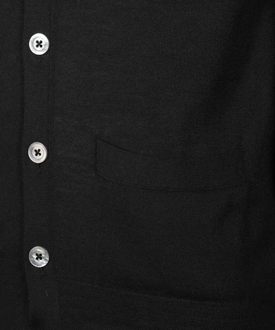 Shop Tom Ford Cashmere-silk Blend Cardigan In Black