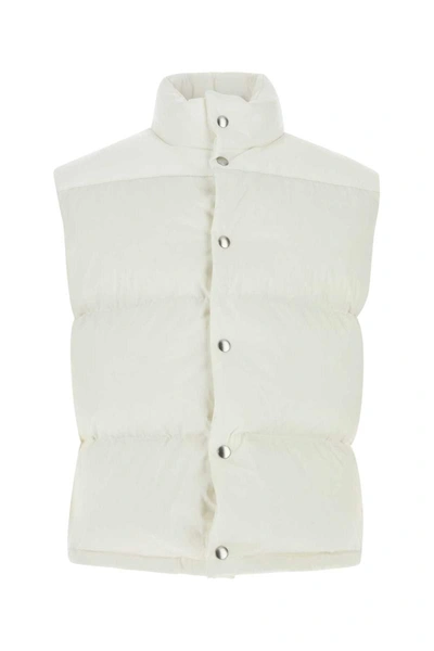 Shop Bottega Veneta Jackets In White