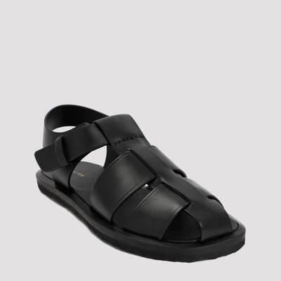 Shop The Row Fisherman Sandals Shoes In Black