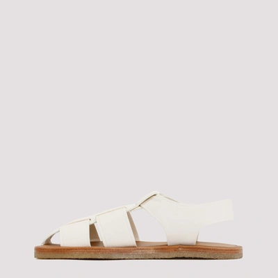 Shop The Row Fisherman Sandals Shoes In White
