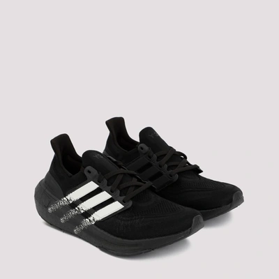 Shop Y-3 Ultraboost Light Sneakers Shoes In Black