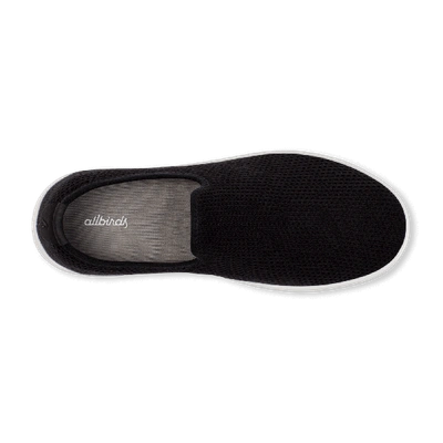 Shop Allbirds Men's Tree Slip On Shoes In Black