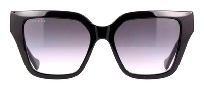 Shop Gucci Gg1023s W 008 Square Sunglasses In Grey