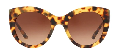 Shop Tory Burch Tb 7115 170674 Cat Eye Sunglasses In Brown