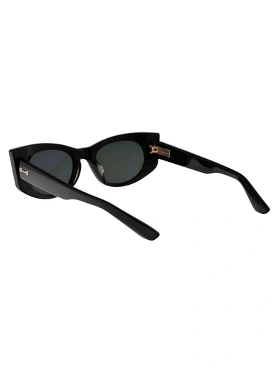 Shop Akoni Sunglasses In Black W/g-15